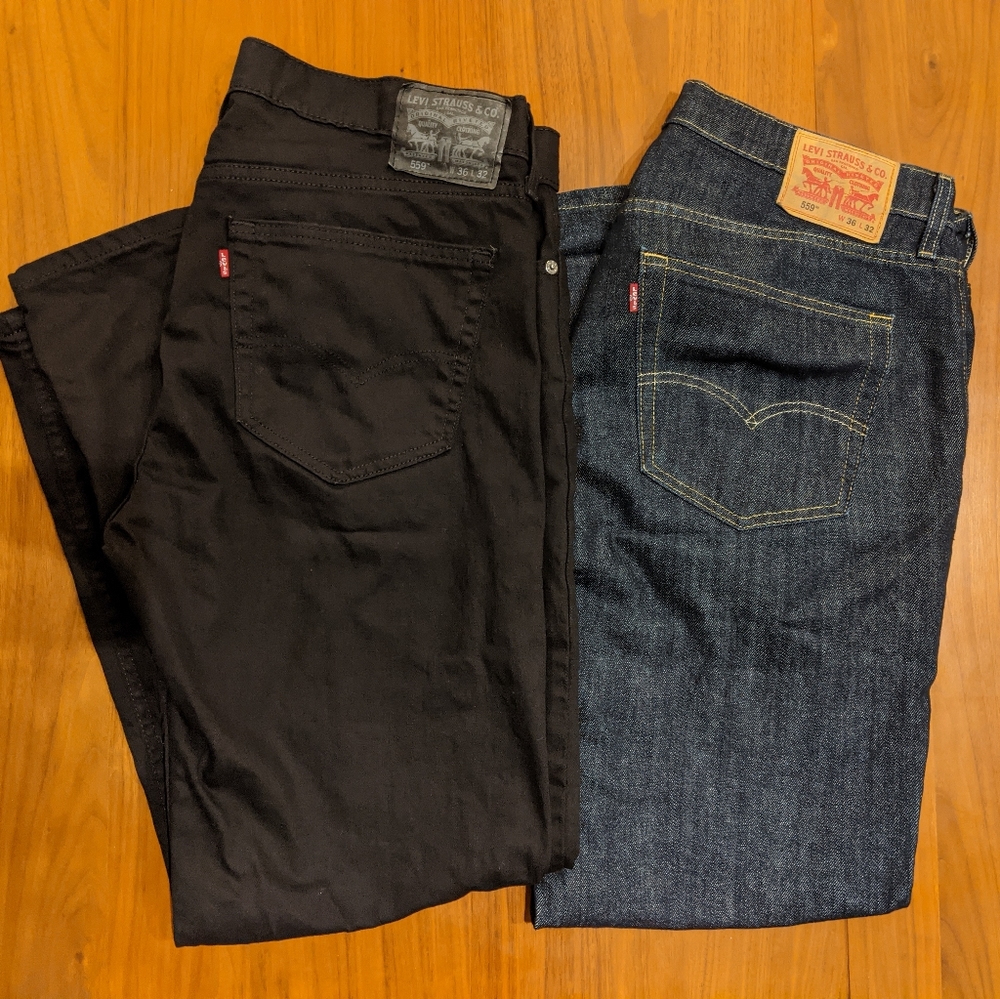 Bundle of 2 pairs men's Levi's 559s